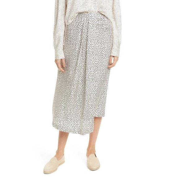 Vince. Star Dot Drape Skirt - Picture 1 of 10